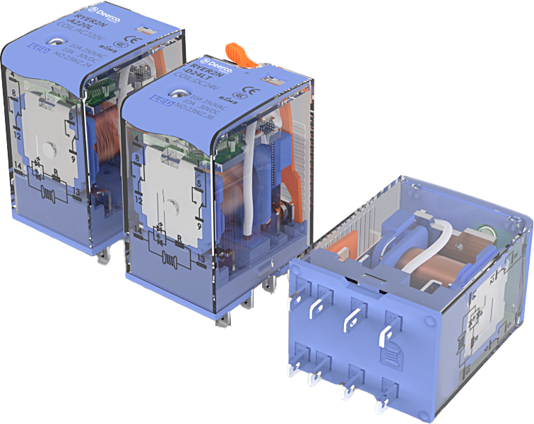 Derko Endüstriyel 8 Pin Röle 220V AC